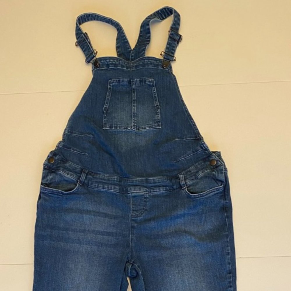 Seraphine Maternity Overalls Denim Indigo Size 12 - Never Worn!